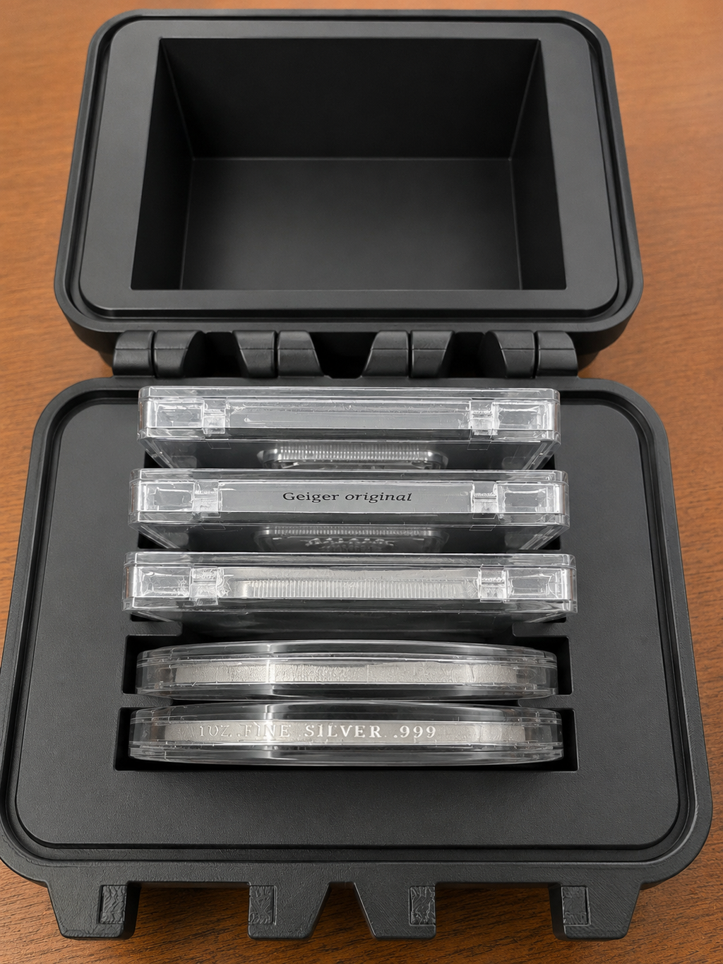 CoinClutch 5 oz Round & Geiger Bar Holder